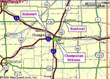 map of east-central Illinois
