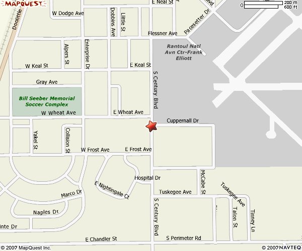 map to the Rantoul site